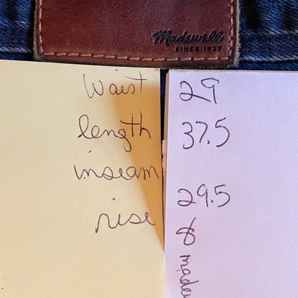 MADEWELL jeans Rail Straight in indigo. Nice quality with the Madewell style. - Picture 2 of 7
